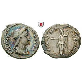 Römische Kaiserzeit, Sabina, Frau des Hadrianus, Denar 134-136, ss