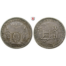 Hessen, Hessen-Darmstadt, Ernst Ludwig, 1/2 Reichstaler 1696, f.vz