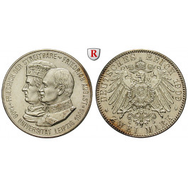 Deutsches Kaiserreich, Sachsen, Friedrich August III., 2 Mark 1909, Universität Leipzig, vz-st, J. 138