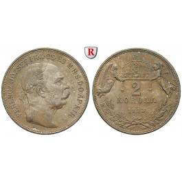 Ungarn, Franz Joseph I., 2 Korona 1913, vz-st