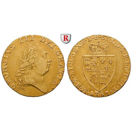 Grossbritannien, George III., Guinea 1787, ss+