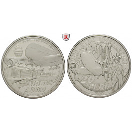 Österreich, 2. Republik, 20 Euro 2020, 18,0 g fein, PP