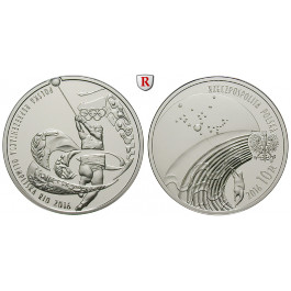 Polen, 3. Republik, 10 Zlotych 2016, PP