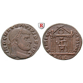 Römische Kaiserzeit, Maxentius, Follis 308-310, ss-vz