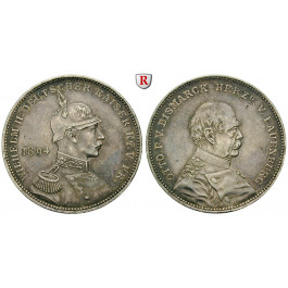 Brandenburg-Preussen, Königreich Preussen, Wilhelm II., Silbermedaille 1894, ss-vz