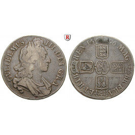 Grossbritannien, William III., Crown 1696, ss