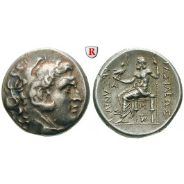 Makedonien, Königreich, Alexander III. der Grosse, Tetradrachme 230-220 v. Chr., ss+/f.vz