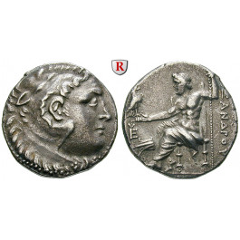 Makedonien, Königreich, Alexander III. der Grosse, Tetradrachme 201 v.Chr., ss+
