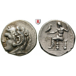 Makedonien, Königreich, Alexander III. der Grosse, Tetradrachme 305-300 v.Chr., ss