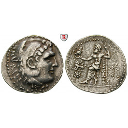 Makedonien, Königreich, Alexander III. der Grosse, Tetradrachme 190-165 v.Chr., ss+