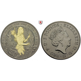 Grossbritannien, Elizabeth II., 2 Pounds 2022, st