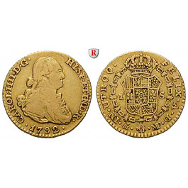 Spanien, Carlos IV., Escudo 1792, ss