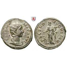 Römische Kaiserzeit, Julia Mamaea, Mutter des Severus Alexander, Denar 232, vz