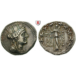 Phönizien, Arados, Tetradrachme Jahr 196 = 64-63 v.Chr., ss-vz