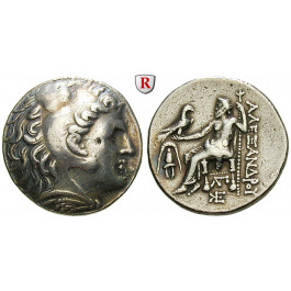 Makedonien, Königreich, Alexander III. der Grosse, Tetradrachme 275-270 v.Chr., ss+