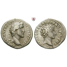 Römische Kaiserzeit, Antoninus Pius, Denar 140, ss+