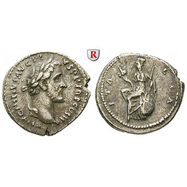 Römische Kaiserzeit, Antoninus Pius, Denar 140-143, ss+