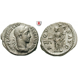 Römische Kaiserzeit, Severus Alexander, Denar 222-235, vz