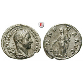 Römische Kaiserzeit, Severus Alexander, Denar 226, vz+