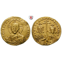 Byzanz, Constantinus VII. und Romanus II., Solidus 950-955, ss-vz