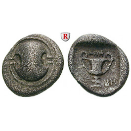 Böotien, Theben, Hemidrachme 425-375 v.Chr., ss