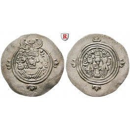 Sasaniden, Chosrau II., Drachme, f.vz