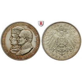 Deutsches Kaiserreich, Sachsen, Friedrich August III., 2 Mark 1909, Universität Leipzig, f.vz/vz-st, J. 138