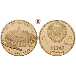 Russland, UdSSR, 100 Rubel 1979, 15,55 g fein, st