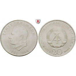 DDR, 20 Mark 1971, Thälmann, vz-st, J. 1535