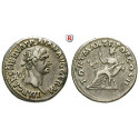 Römische Kaiserzeit, Traianus, Denar 98-99, ss/f.ss