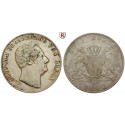 Baden, Grossherzogtum Baden, Karl Leopold Friedrich, Doppelgulden 1852, ss