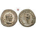 Römische Kaiserzeit, Macrinus, Denar 217-218, vz-st/vz