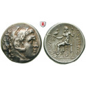 Makedonien, Königreich, Alexander III. der Grosse, Tetradrachme 230-220 v. Chr., ss+/f.vz