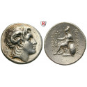 Thrakien, Königreich, Lysimachos, Tetradrachme 281-260 v.Chr., ss-vz