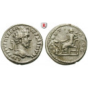 Römische Kaiserzeit, Septimius Severus, Denar 198, ss-vz