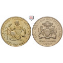 Guyana, 100 Dollars 1977, 2,79 g fein, PP