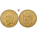 Dominikanische Republik, 30 Pesos 1955, 26,66 g fein, ss/ss-vz