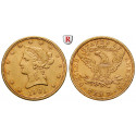 USA, 10 Dollars 1901, 15,05 g fein, ss+