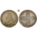 Braunschweig, Braunschweig-Calenberg-Hannover, Georg II., 1/3 Taler 1727, ss-vz