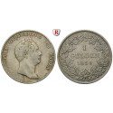 Baden, Grossherzogtum Baden, Karl Leopold Friedrich, Gulden 1839, ss