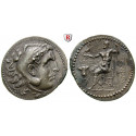 Makedonien, Königreich, Alexander III. der Grosse, Tetradrachme 201-190 v.Chr., vz/ss-vz