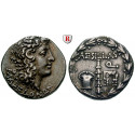 Makedonien-Römische Provinz, Aesillas, Quaestor, Tetradrachme 95-65 v.Chr., ss+