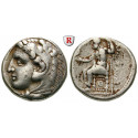 Makedonien, Königreich, Alexander III. der Grosse, Tetradrachme 325-315 v.Chr., ss