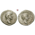 Römische Kaiserzeit, Antoninus Pius, Denar 140, ss+