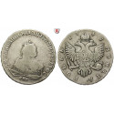 Russland, Elisabeth, Rubel 1749, ss