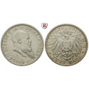 Deutsches Kaiserreich, Sachsen-Meiningen, Georg II., 2 Mark 1901, Zum 75. Geburtstag, D, ss/ss-vz, J. 149