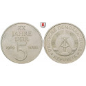 DDR, 5 Mark 1969, 20 Jahre DDR, vz, J. 1524