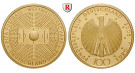 Bundesrepublik Deutschland, 100 Euro 2005, nach unserer Wahl, A-J, 15,55 g fein, st, J. 516