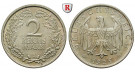 Weimarer Republik, 2 Reichsmark 1925, Kursmünze, A, vz+, J. 320