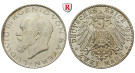 Deutsches Kaiserreich, Bayern, Ludwig III., 2 Mark 1914, D, vz, J. 51